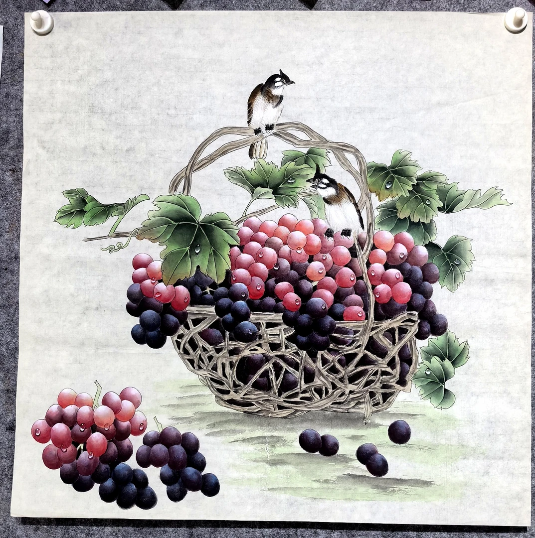 葡萄挂画硕果累累客厅餐厅玄走廊玄关装饰