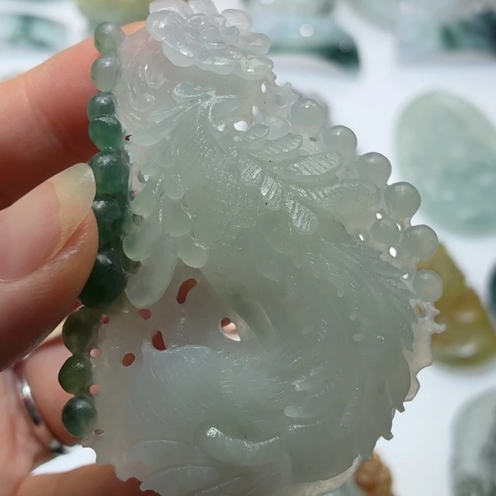 定制翡翠未镶嵌毛货