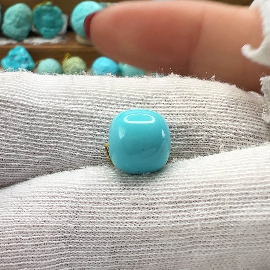 绿松石老型珠 未镶嵌