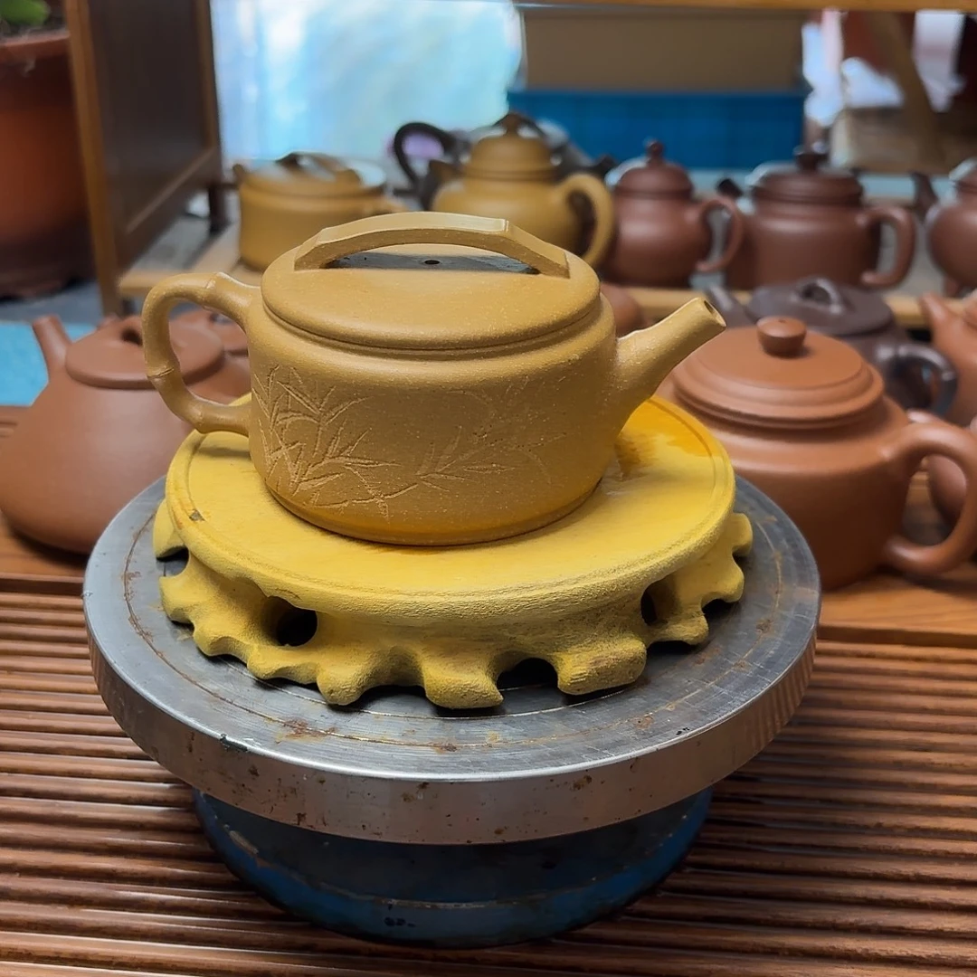 茶壶紫砂半手工制作