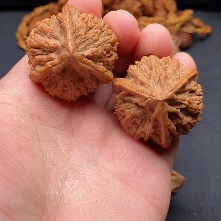 文玩核桃把件玉龙粗筋奔