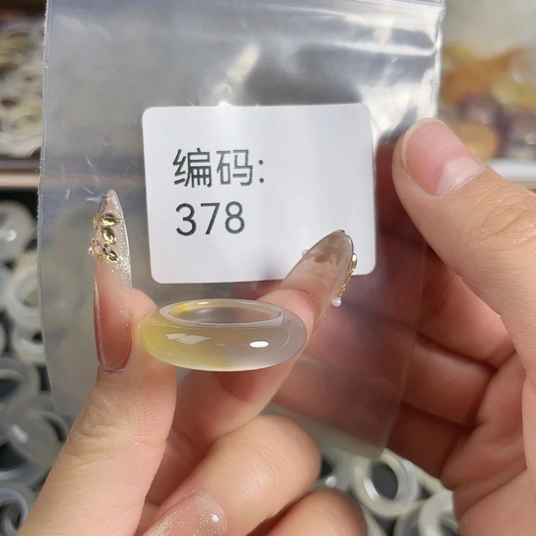 玛瑙/玉髓未镶嵌戒指378港12.5