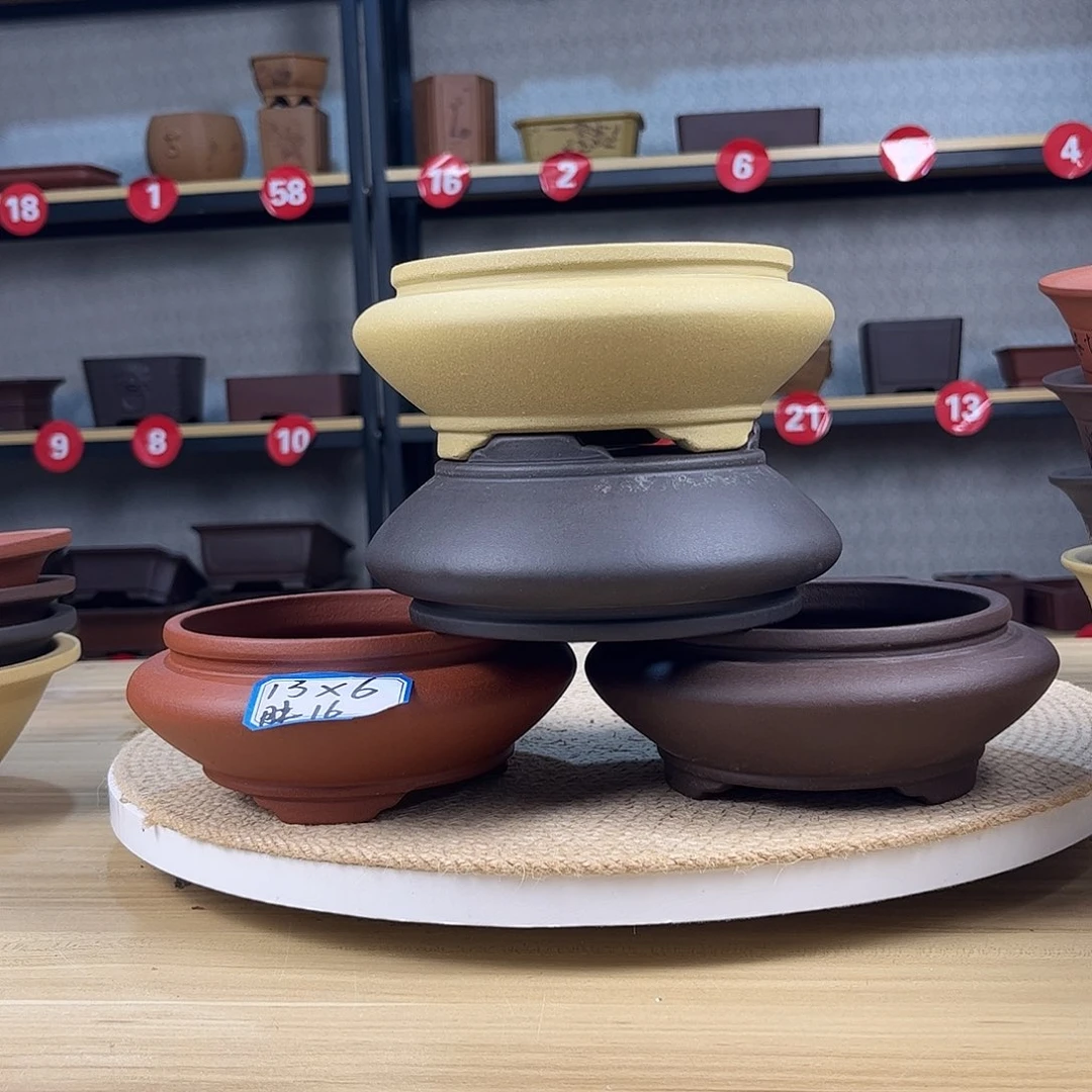 紫砂花盆紫砂花盆