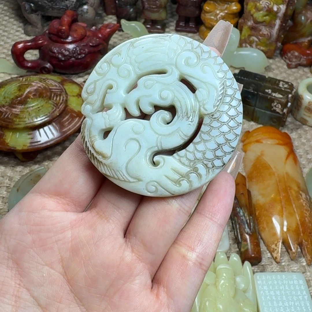 吊坠白玉菩提挂件