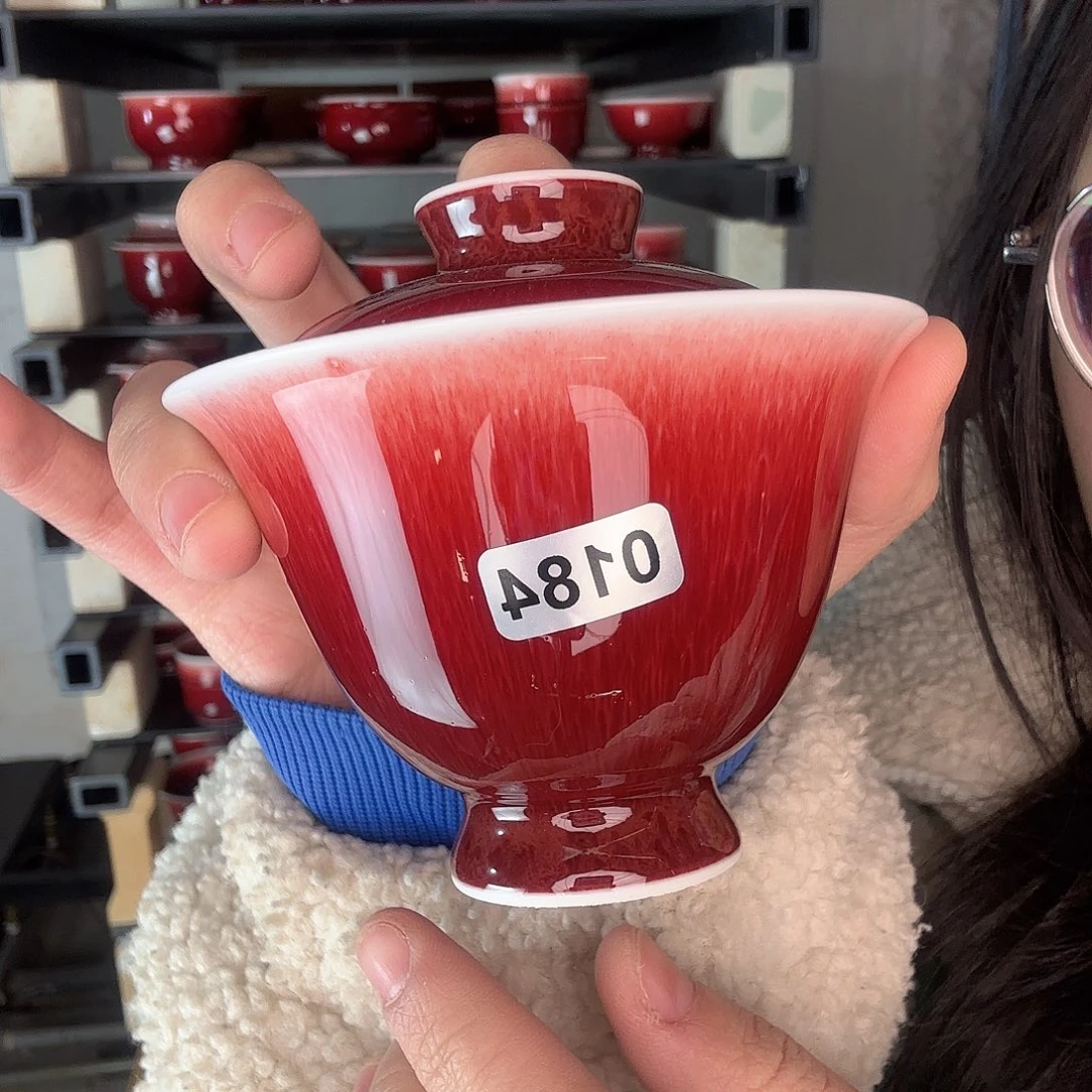 碗景德镇郎红陶瓷