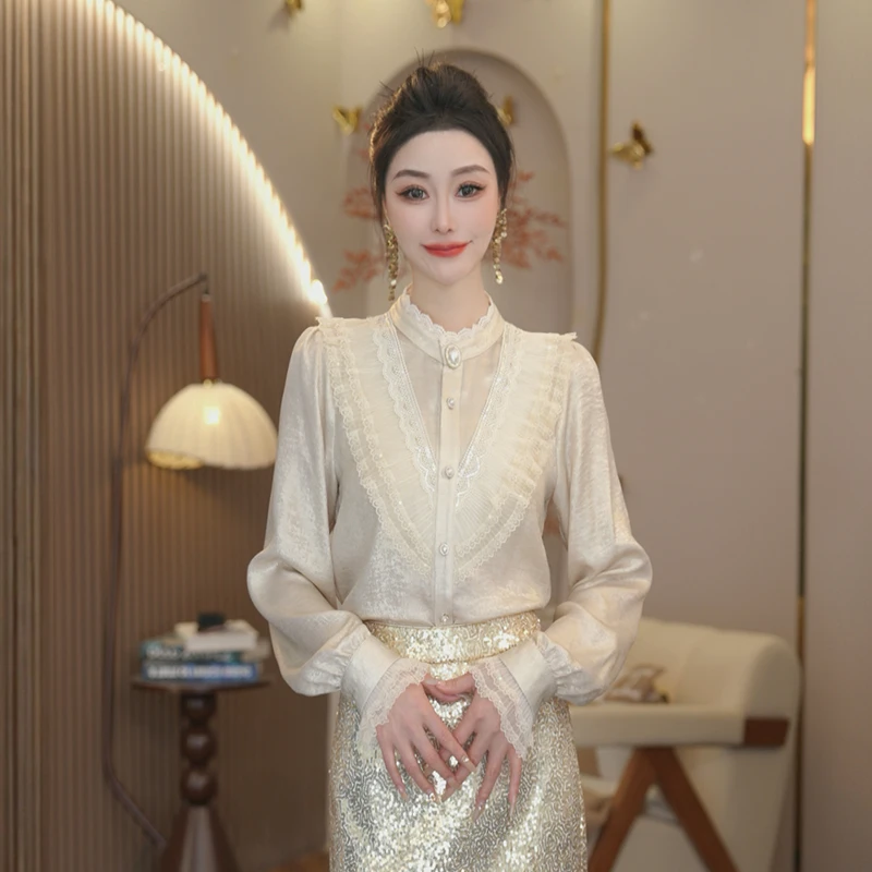 【现货福利】衬衫上衣时尚气质OHSHH12298