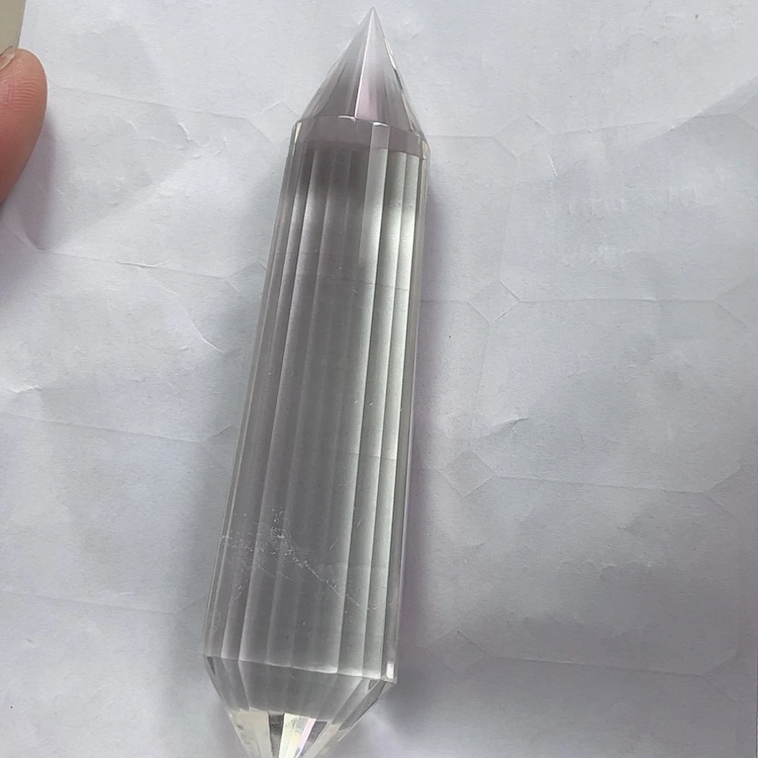 水晶天然水晶双尖沃格二摆件未镶嵌?****?