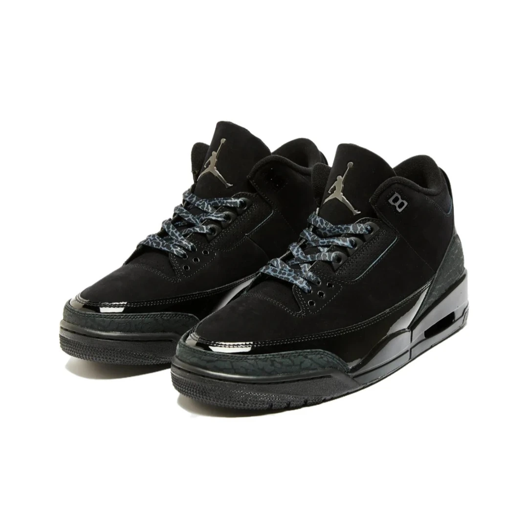 【夏日户外】NIKE/耐克男子“BLACK”黑猫AJ3休闲鞋CT8532-001