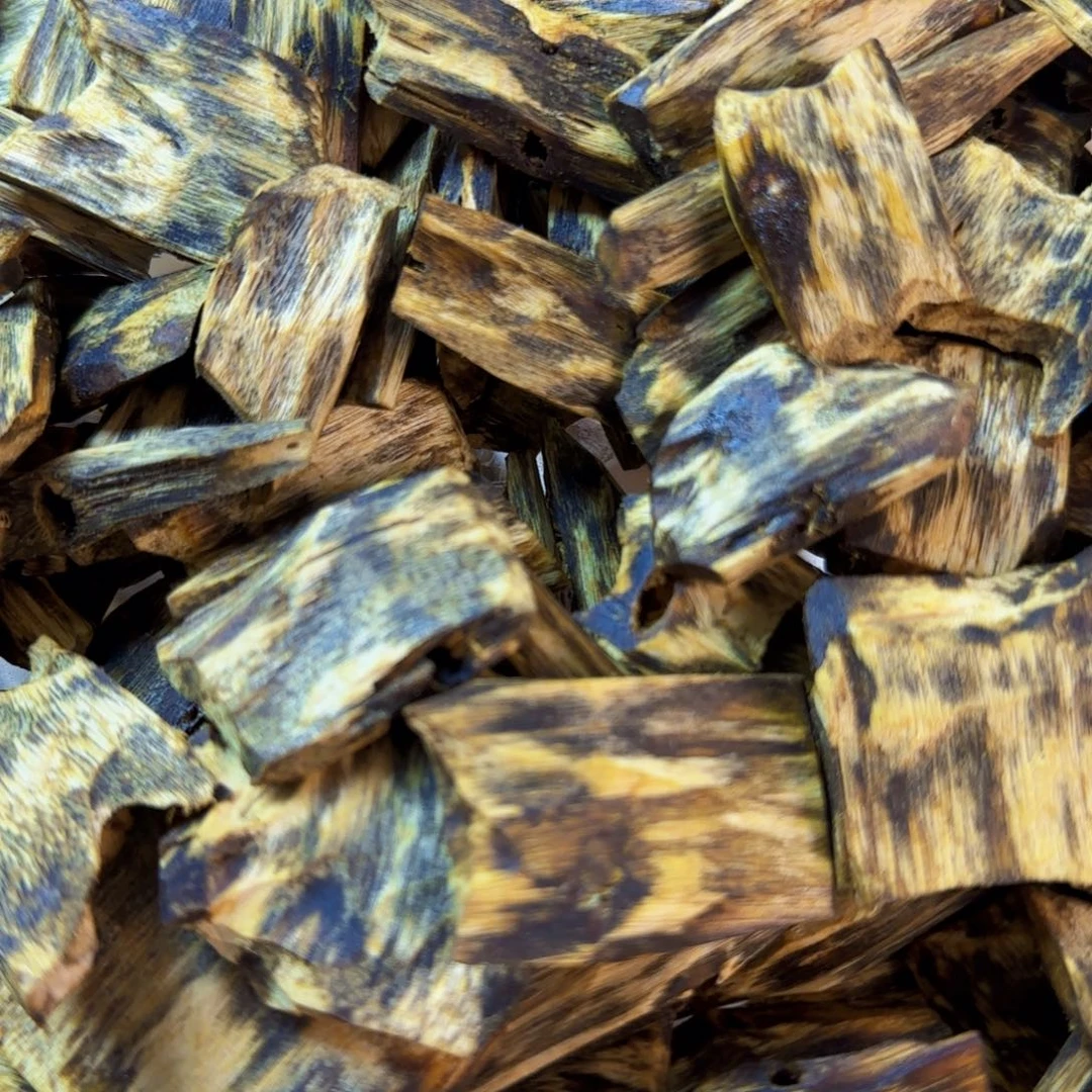 蘇***天沉香沉香碎屑奇楠沉香碎红旗东江绿30克