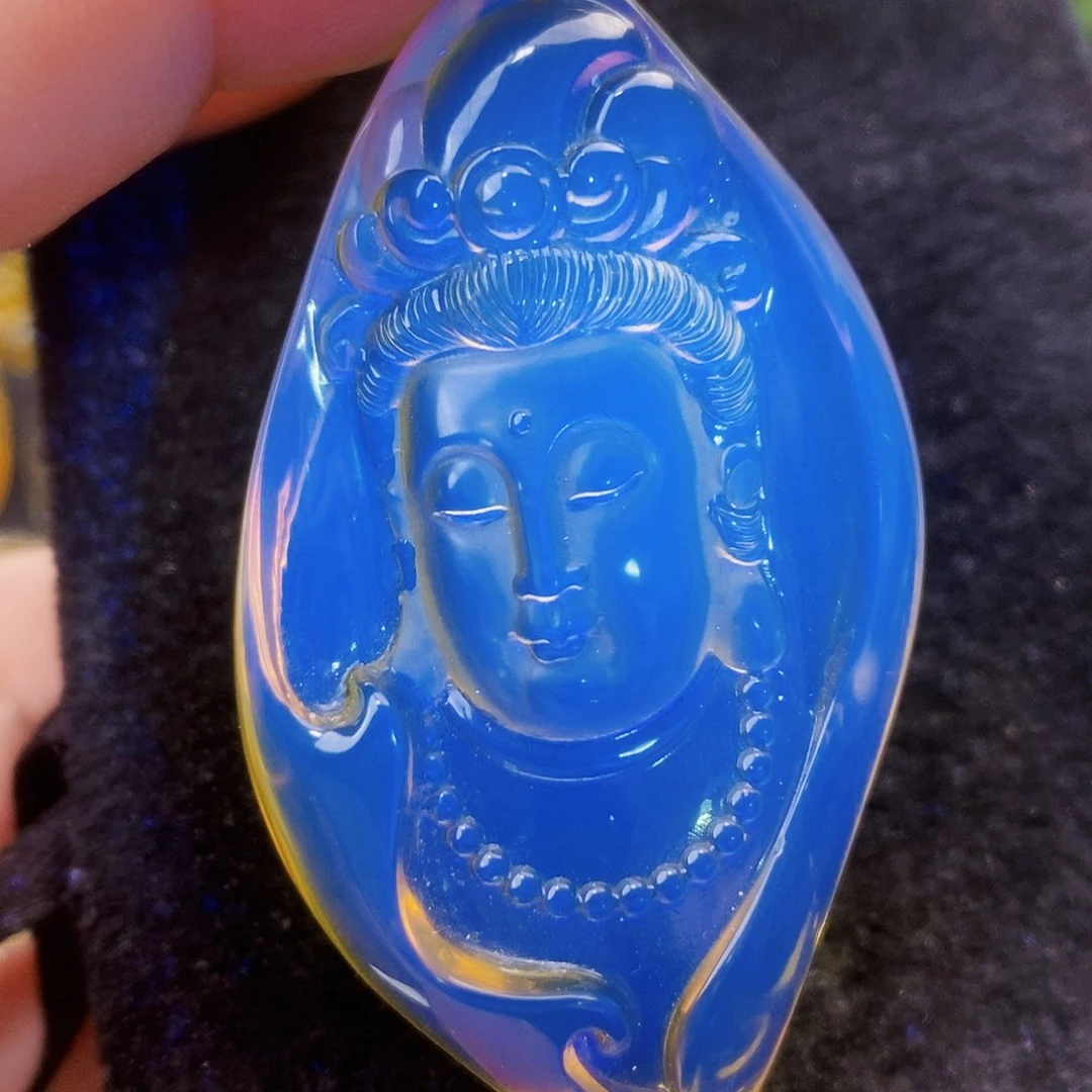 【闪购商品】蓝珀吊坠(不含链)未镶嵌