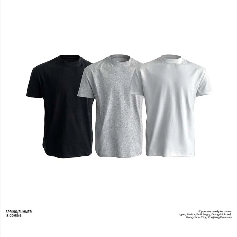 【线上商店】美式Cleanfit短袖索罗娜boxy短宽款纯色小领口T桖280g