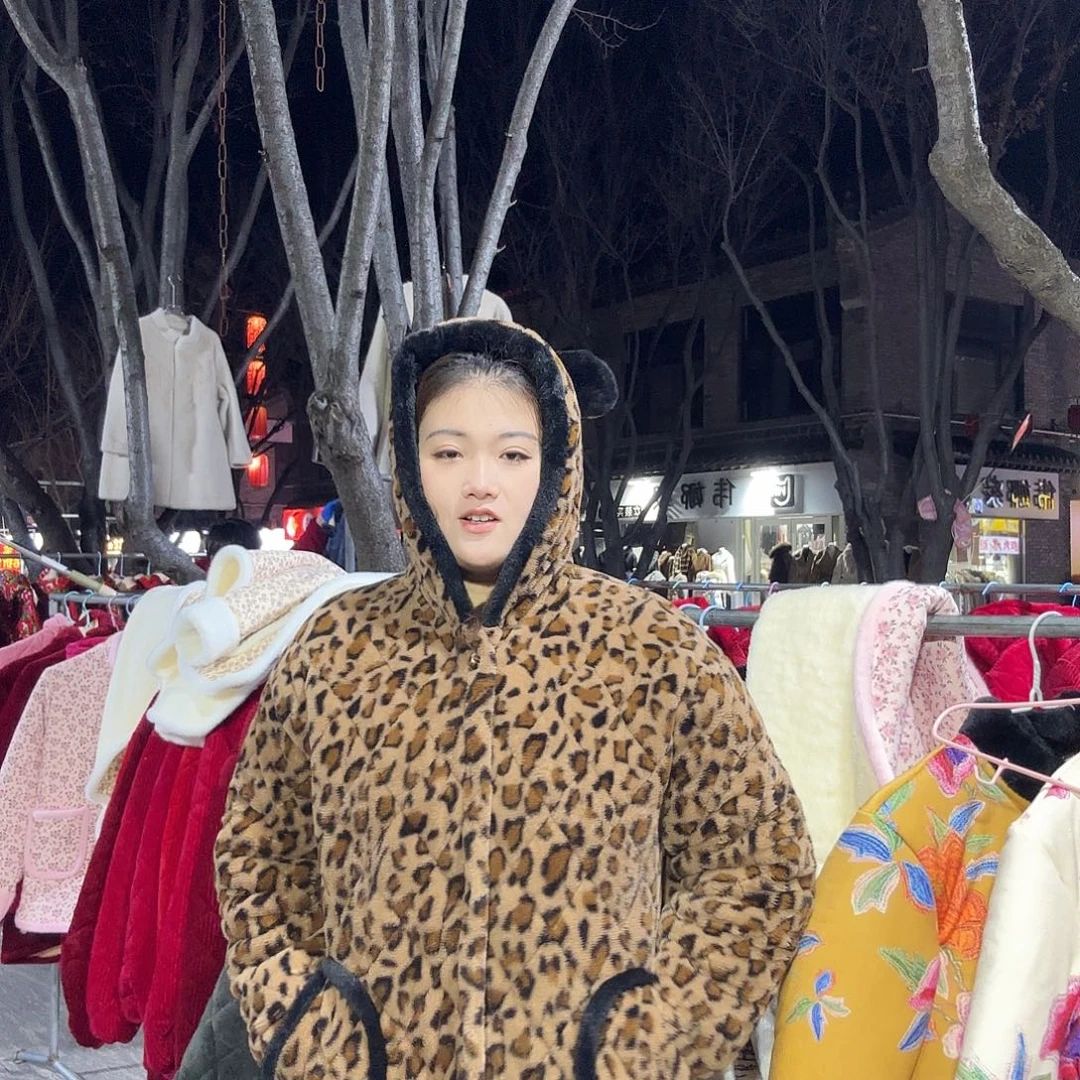 豹纹罩衣 均码 均码