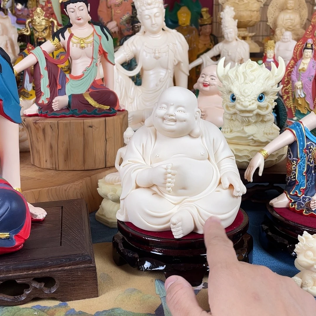 ****忆石材自在观音摆件20