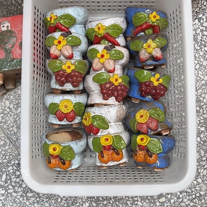 一***过紫砂花盆粗陶材质多肉花盆