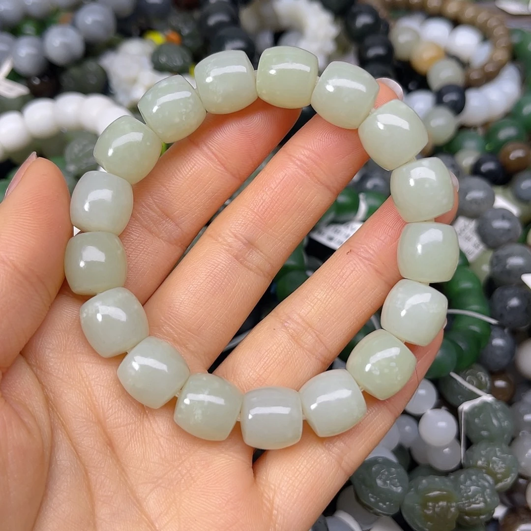 和田玉未镶嵌手链