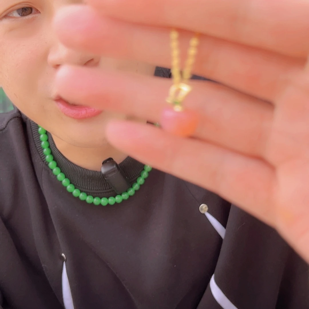 玛瑙/玉髓颈饰合金苹果