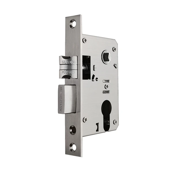 （拍一发十）室内门多功能锁体小50不锈钢边不锈钢舌125mm长