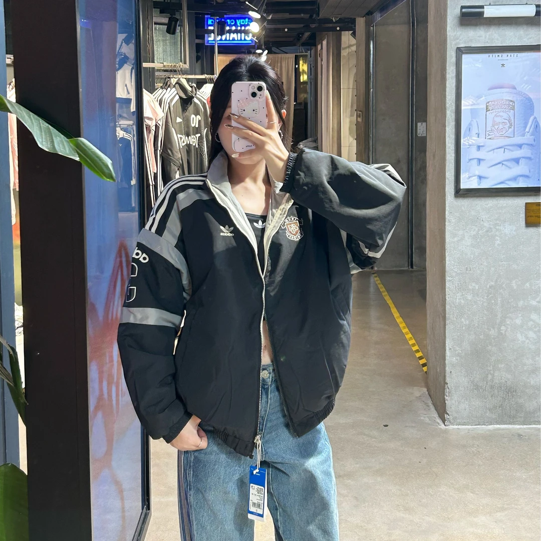 ADIDAS TEAM REVERSIBLE PADDED保暖双面穿运动棉服 KC0093