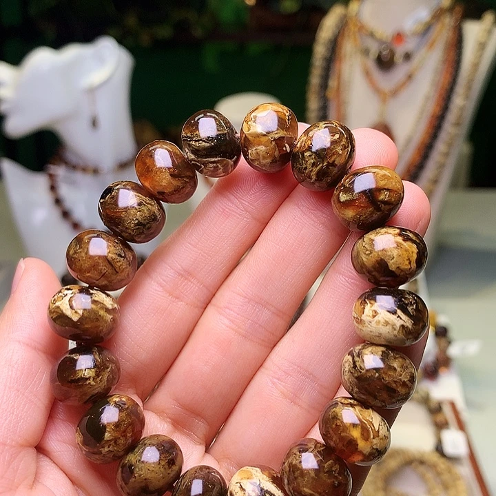 琥珀未镶嵌裸石抚顺琥珀14-Y380