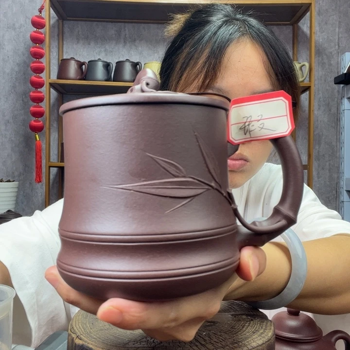 茶杯紫砂原矿紫砂杯