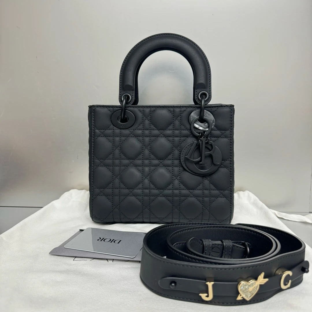 99新 DIOR/迪奥  迪奥戴妃磨砂黑四格 99新