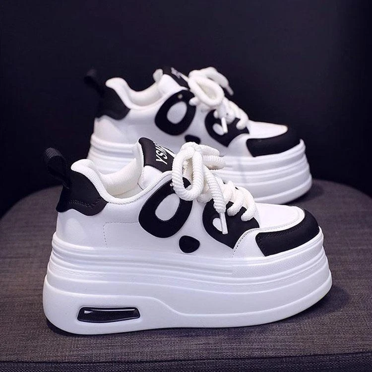 【JTG&SHOES 官方正品】8cm内增高女鞋2025秋季新款厚底高跟休闲运