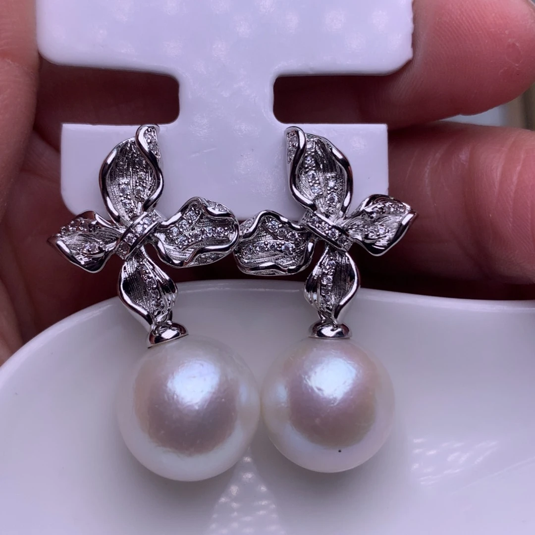 未镶嵌耳饰淡水珍珠