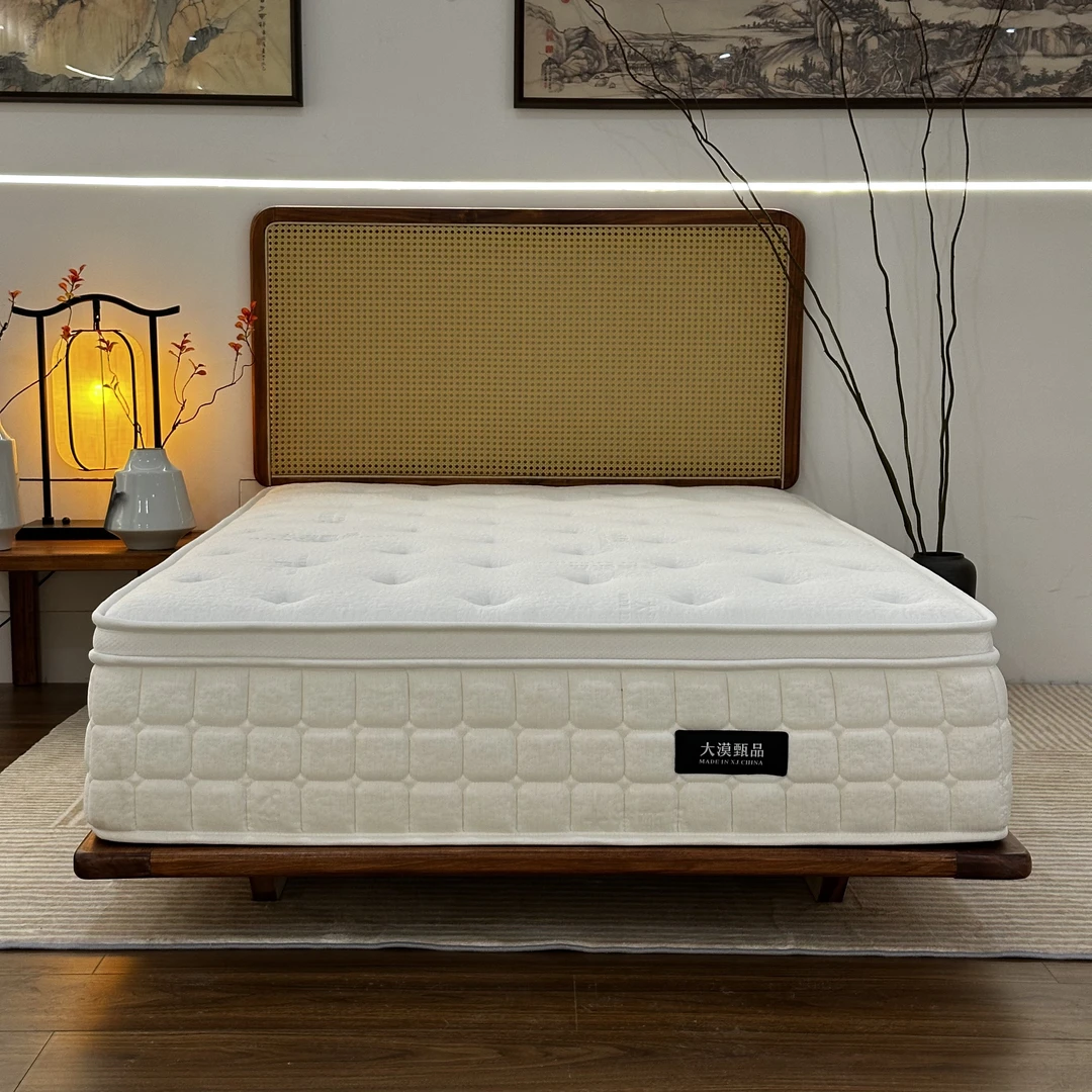 【希尔顿款】民宿酒店批发-独立袋装静音抗干扰弹簧防螨加厚床垫