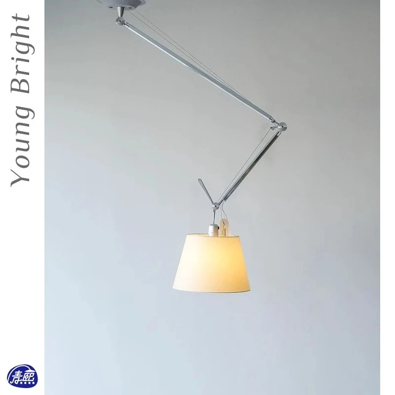 青熙|可移位书房中古餐厅吊灯Tolomeo摇臂卧室简约设计师灯具