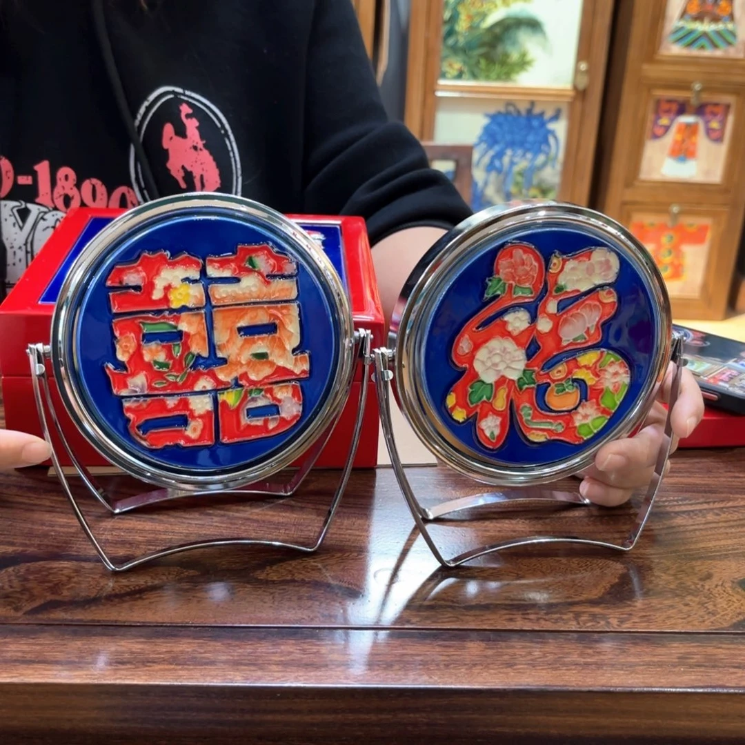 瓷片桌面小矮镜特价福利款一对