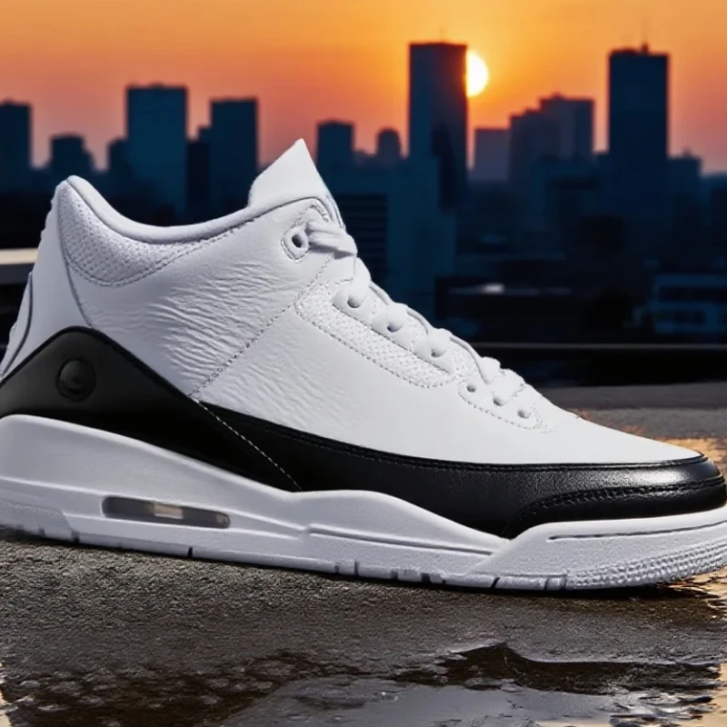 qbqa正品~aj3篮球板鞋新款藤原浩学生百搭休闲鞋赛车男鞋女运动鞋