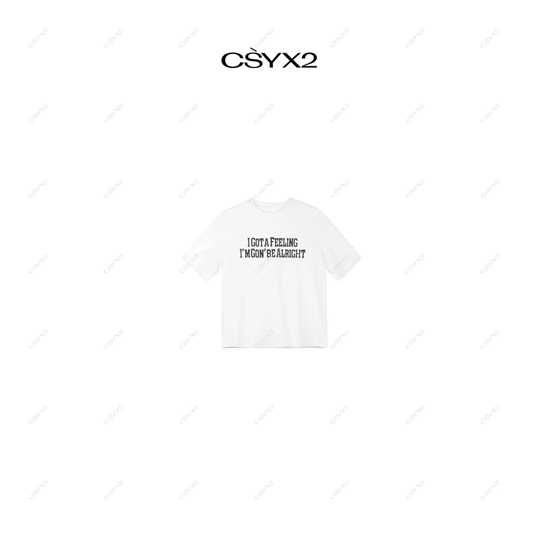 CsyX2-2025秋冬时尚经典百搭字母T恤上衣B492