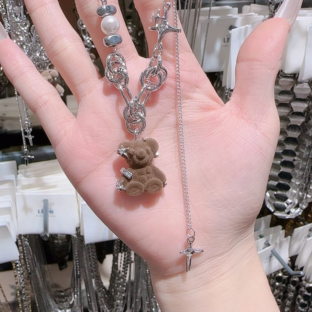 锆石铜合金925银项链