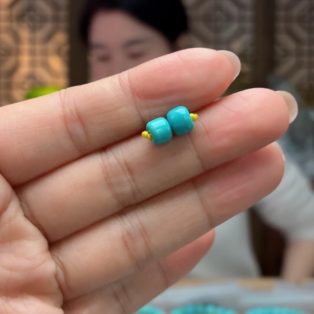 未镶嵌绿松石珠宝奇石心***灵