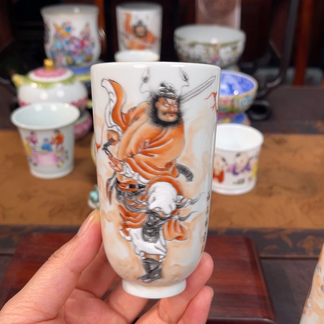 陶摆件景德镇手工手绘陶瓷