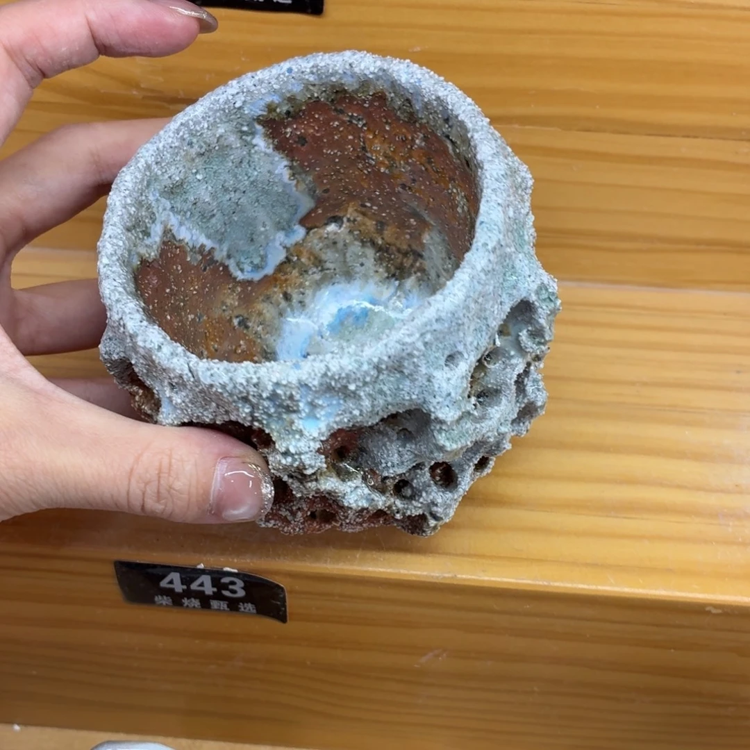 子***渔陶园柴烧精品高货443瑕