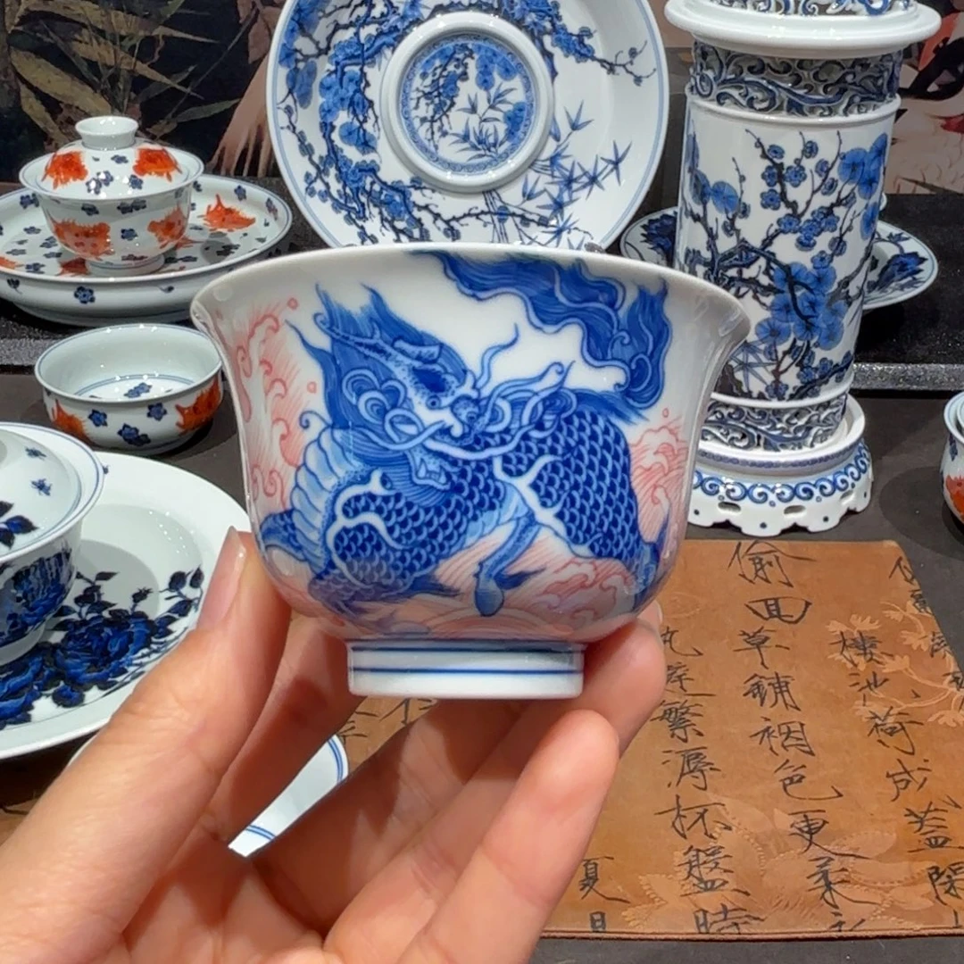 手工手绘陶瓷茶具