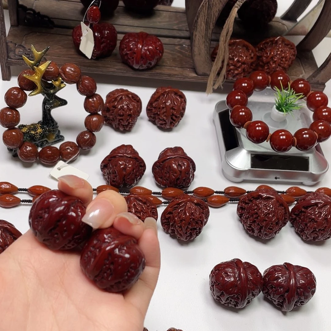 吊坠橄榄核我核桃元宝