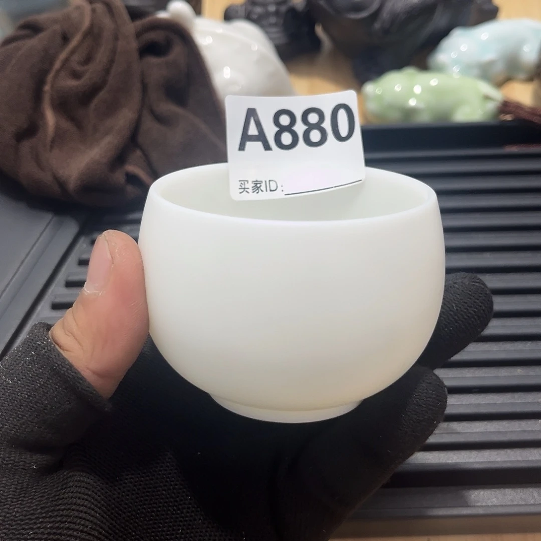 瓷片茶摆件工艺品摆件666