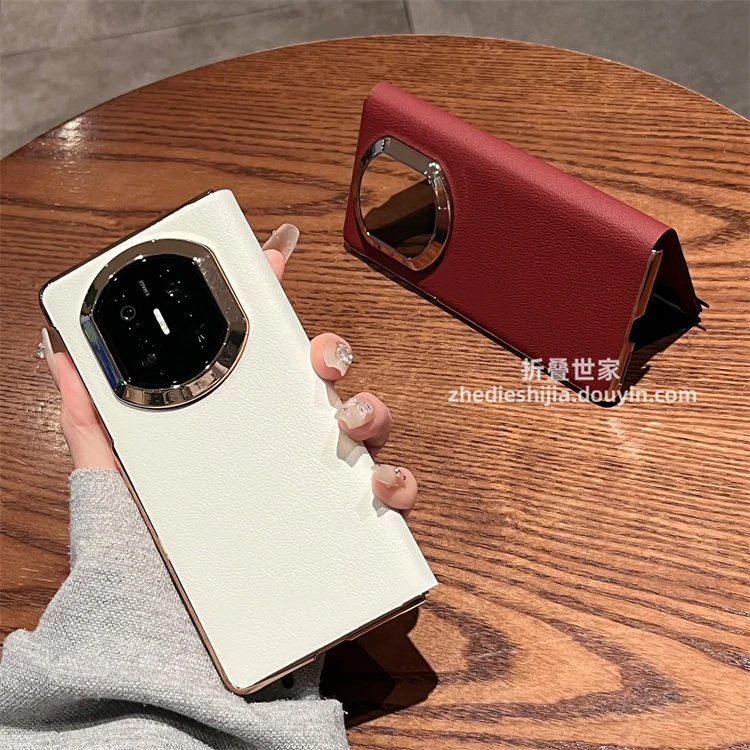 适用华为mate x7真皮翻盖手机壳x6典藏版x5折叠屏全包防摔保护套