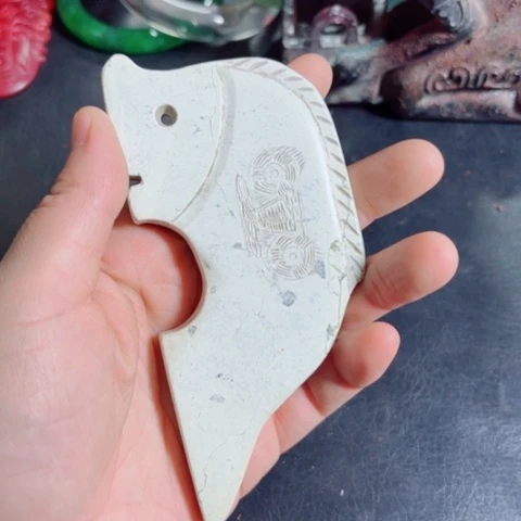 白玉菩提把件一个一个