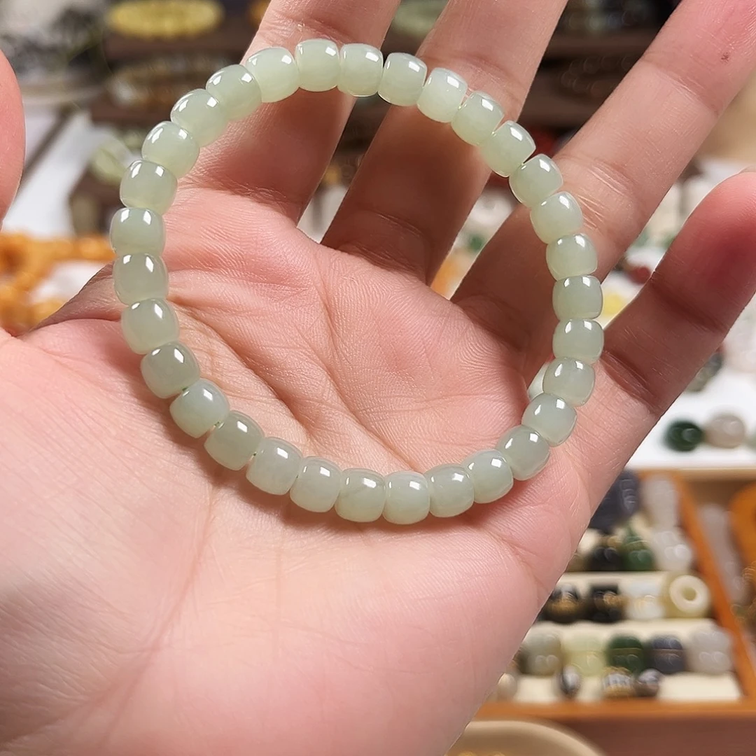 和田玉未镶嵌手链