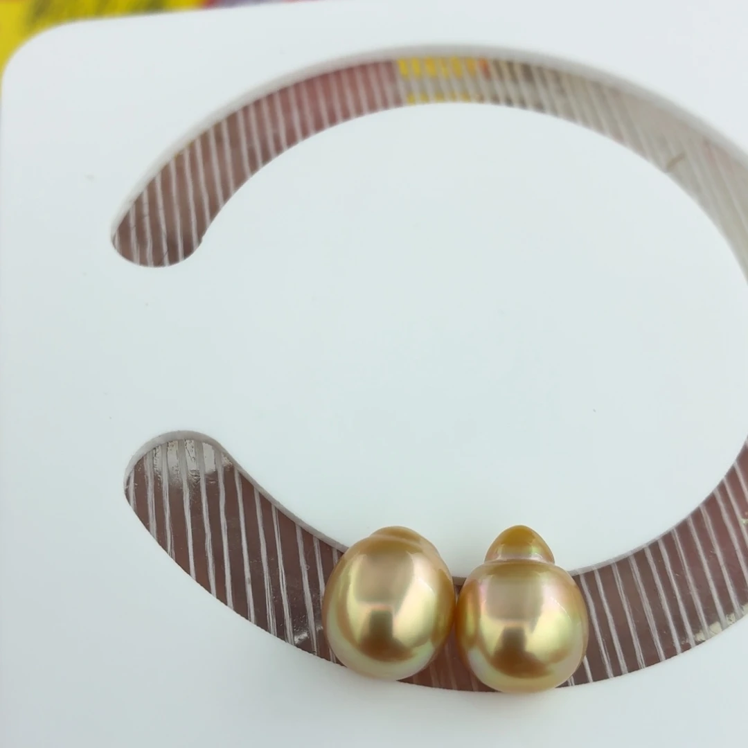 花***魅海水珍珠裸珠金珠裸珠