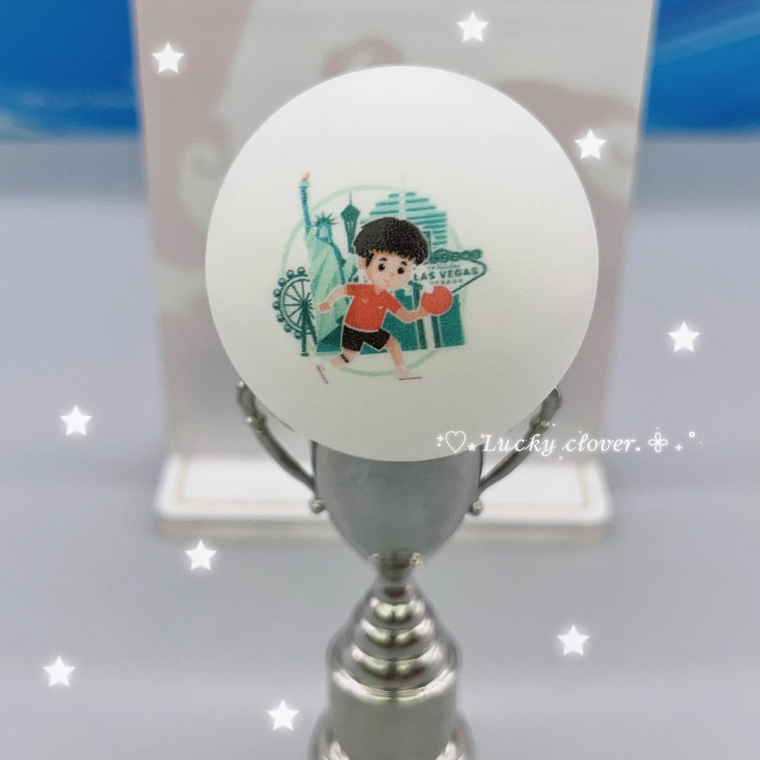 WTT美国大满贯纪念球乒乓球（带包装）