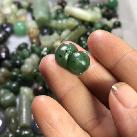 未镶嵌和田玉（碧玉）手机链