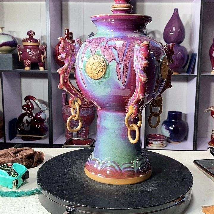 瓷片中国神垕精品钧瓷