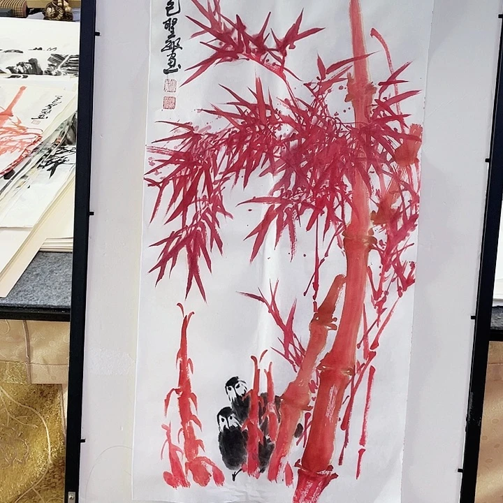 国画张圣敏先生纯手绘作品