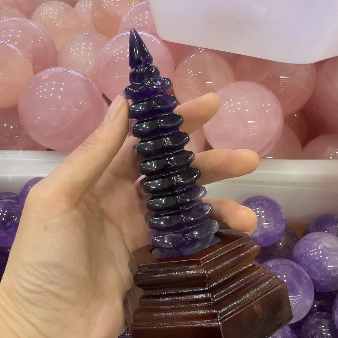 水晶球摆件未镶嵌水晶W****