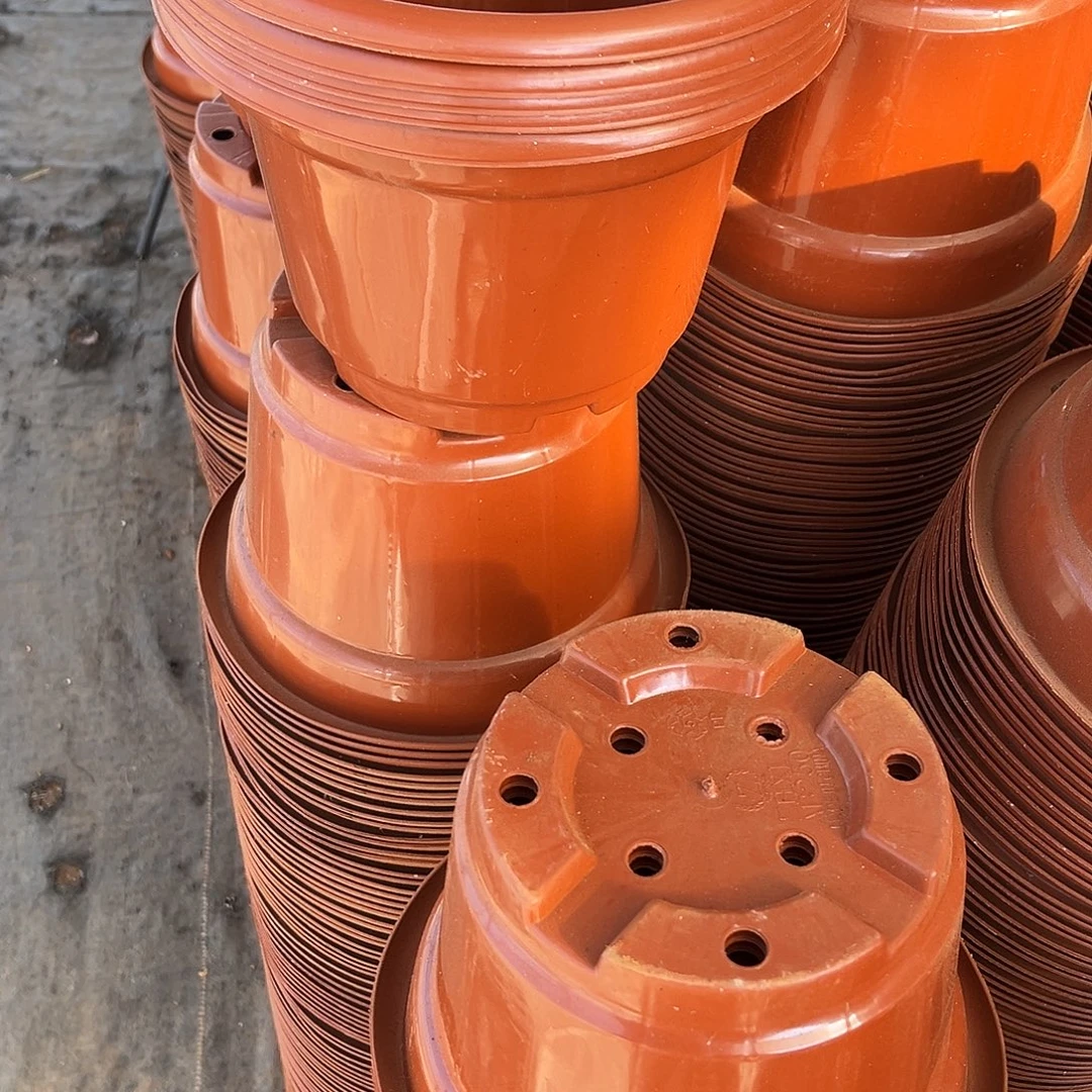 口径21高14红胶盆20个