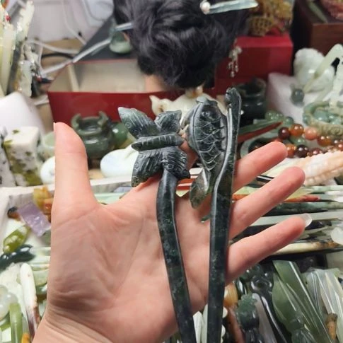 蛇纹石玉合金珠宝半成品